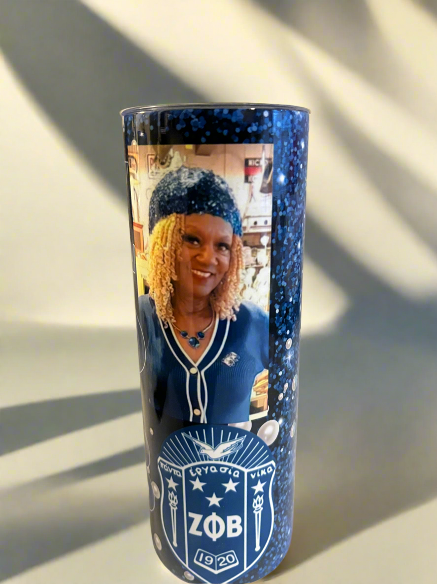 Custom Photo Tumblers – 20oz Skinny
