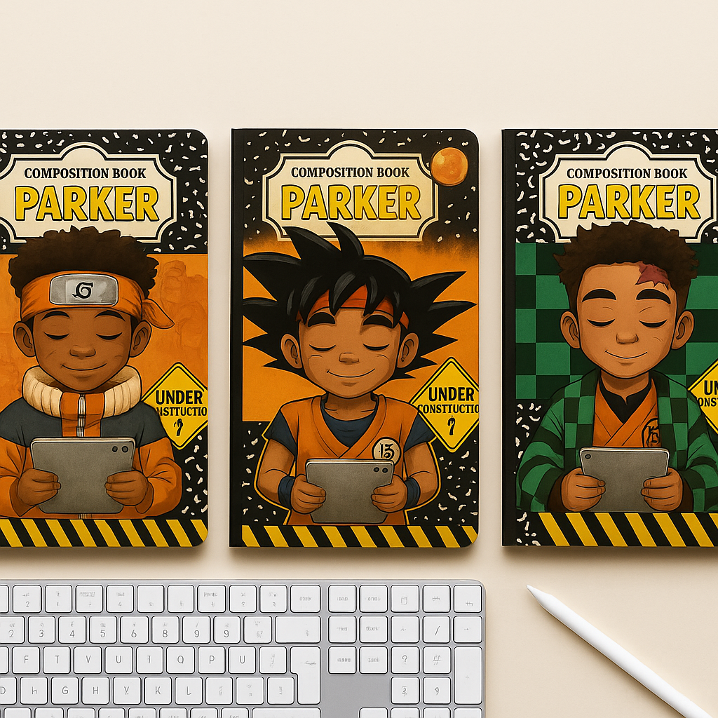 Composition Notebook – Anime Character Edition
