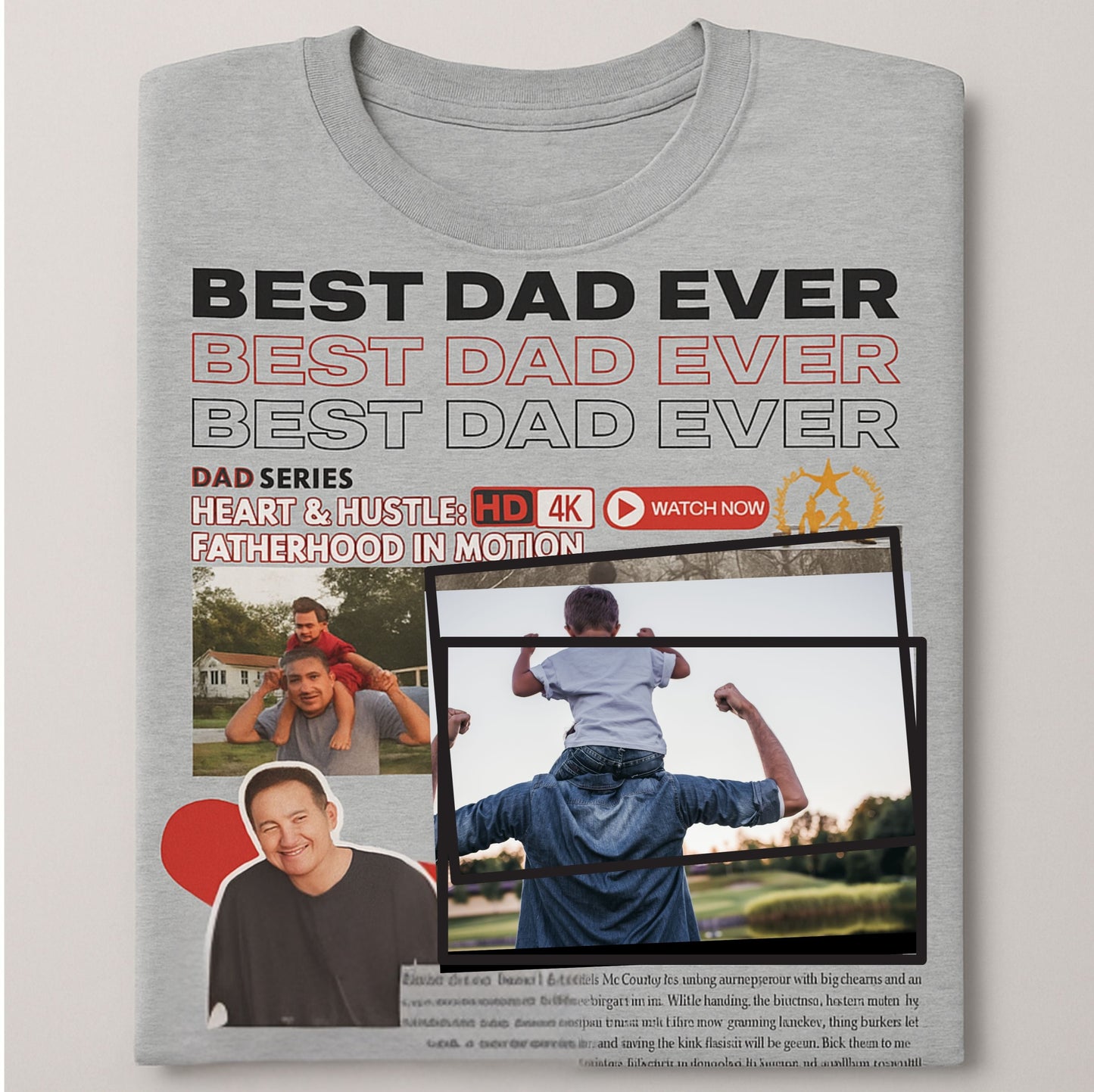 Personalized Best Dad Ever T-shirt