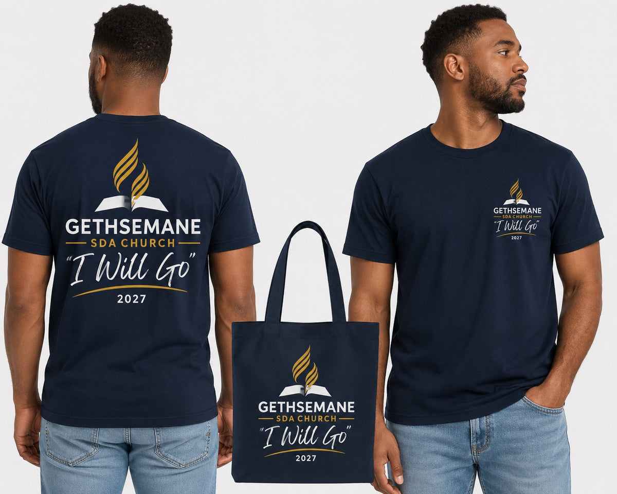 Gethsemane SDA Church “I Will Go” Youth T-Shirt