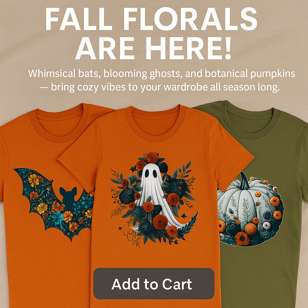Fall Floral Collection – Autumn Vibes Tees