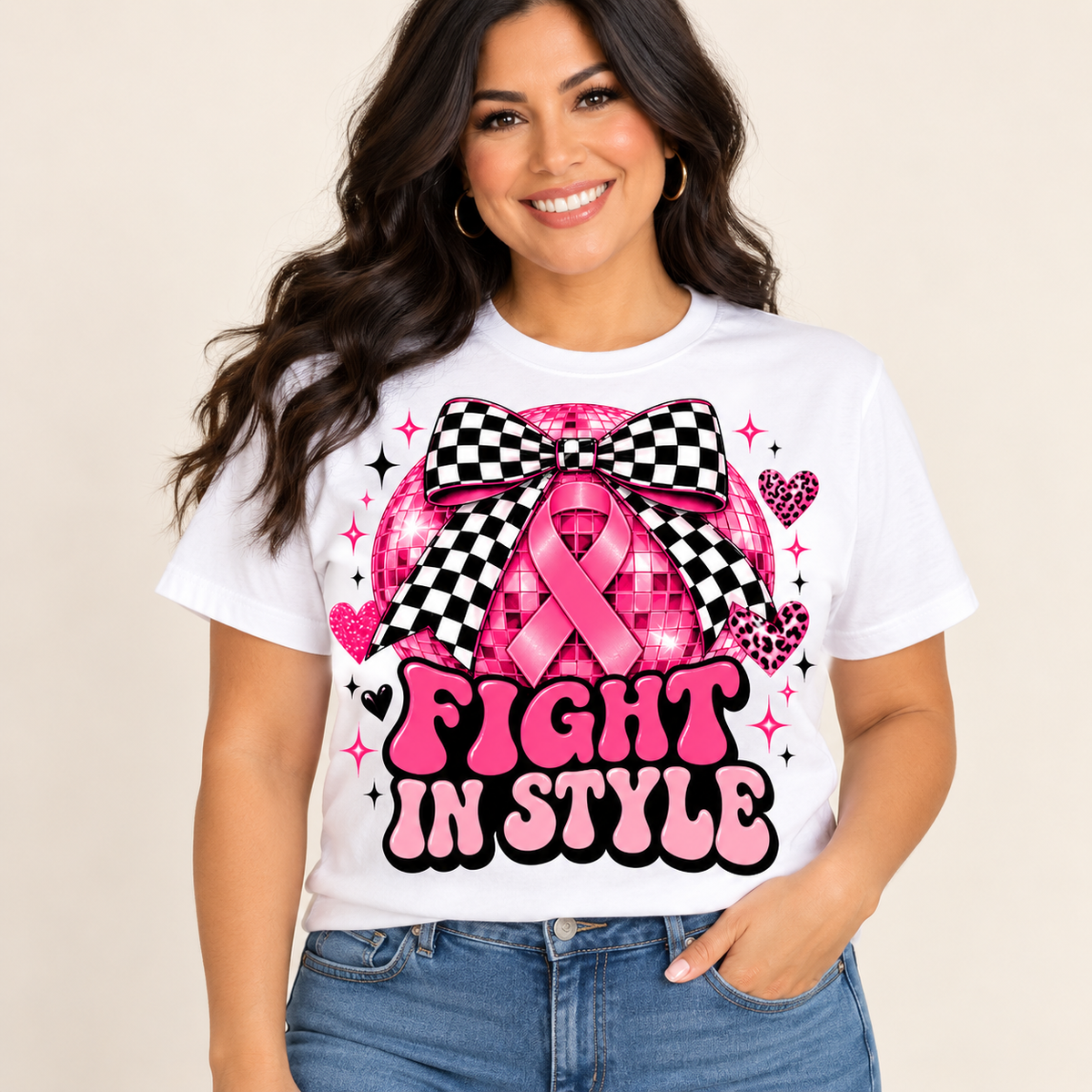 Fight in Style Pink Out T-Shirt