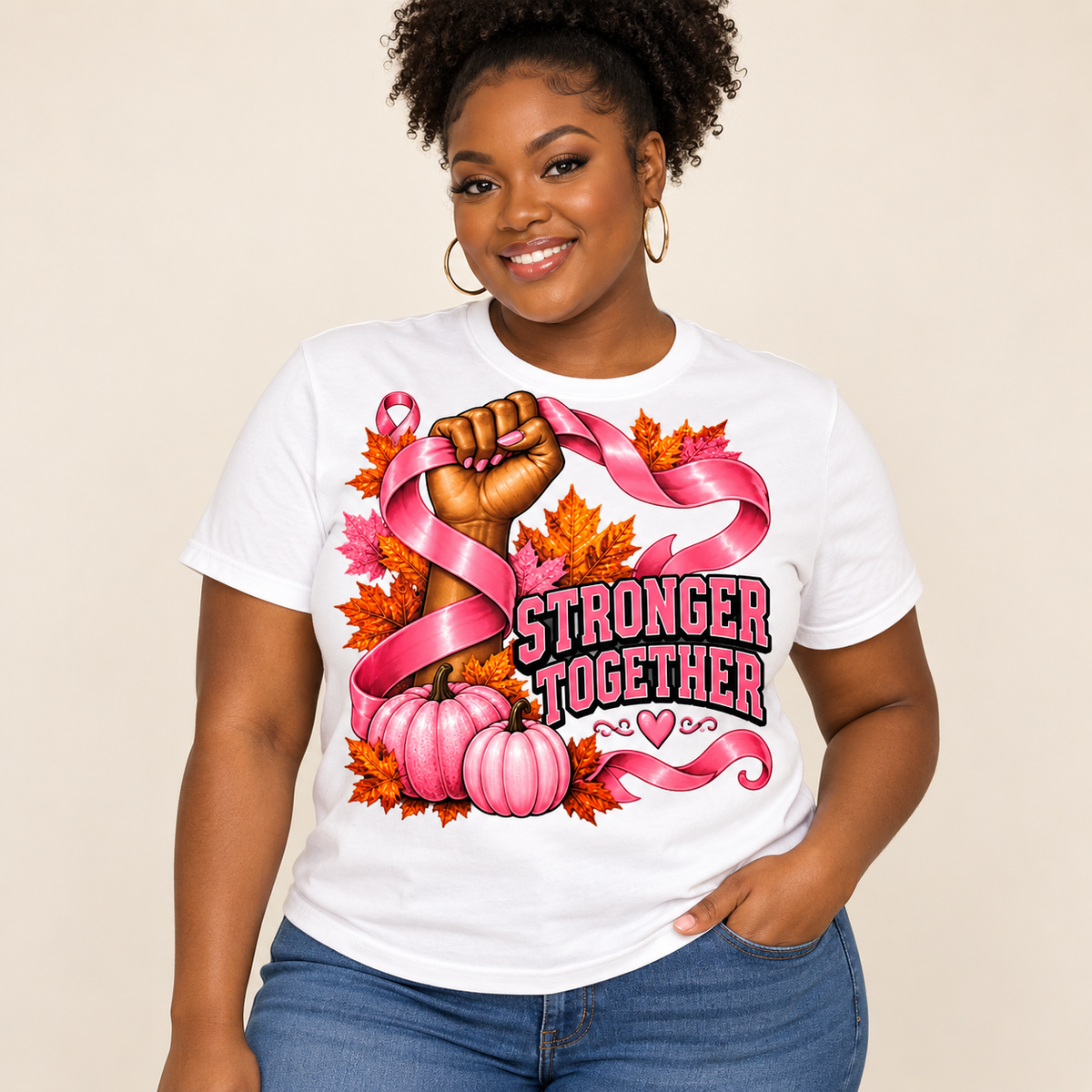 Stronger Together Pink Out T-Shirt