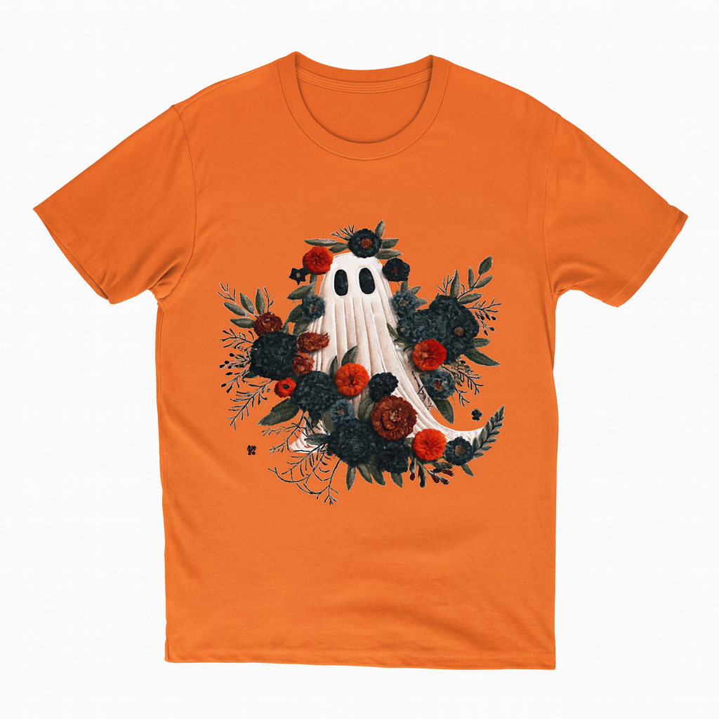 Floral Ghost Fall T‑Shirt