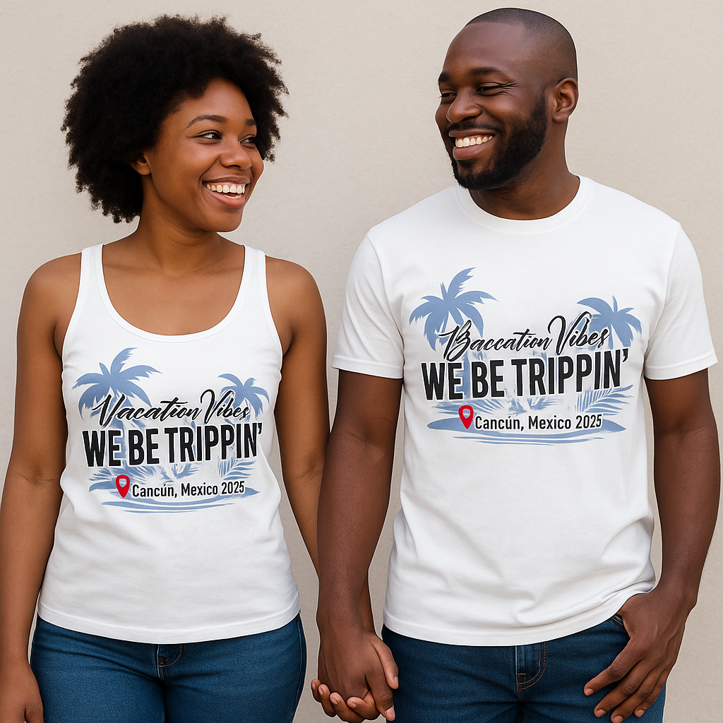 Vacation Vibes T-Shirt – Custom Travel Tees for the Whole Crew