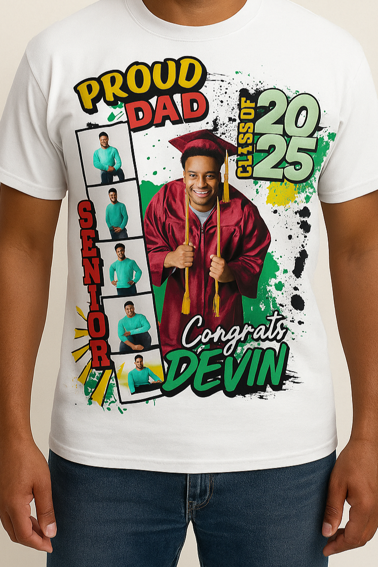 Proud Family Graduation Shirt – Class of 2025 Tribute
