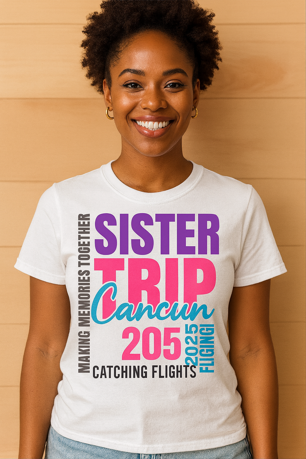 Vacation Vibes T-Shirt – Custom Travel Tees for the Whole Crew