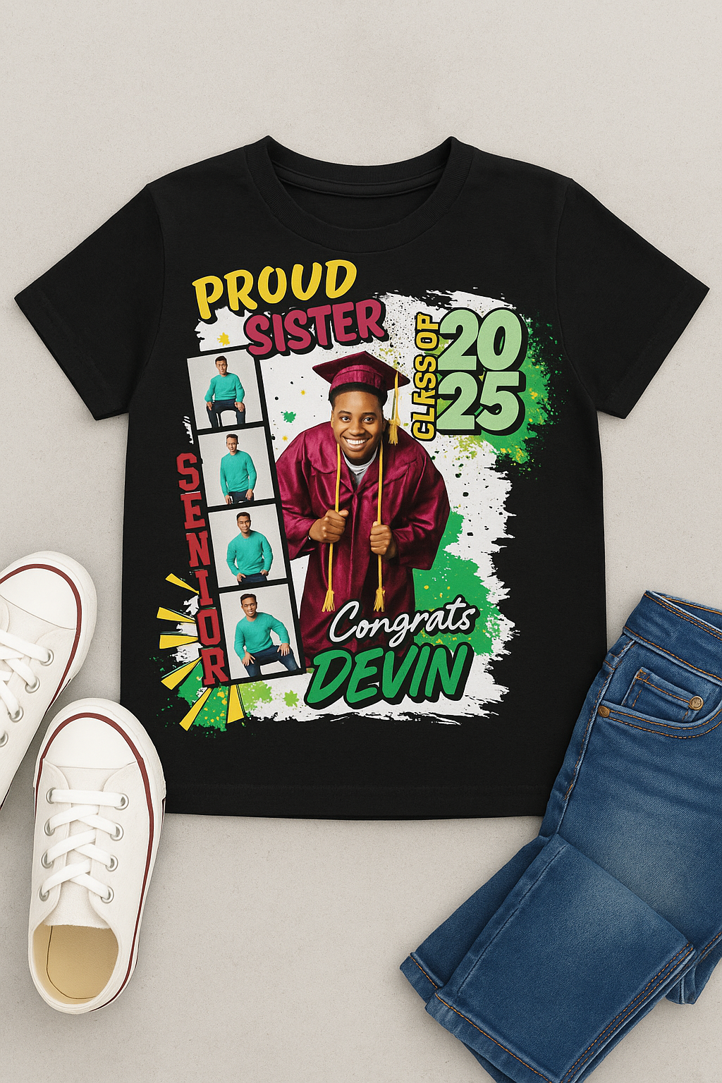 Kids Graduation T-Shirt – Class of 2025