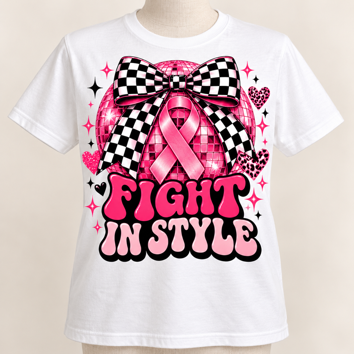 Fight in Style Pink Out T-Shirt