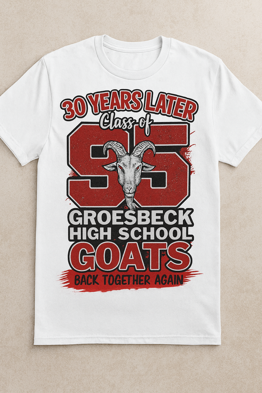 Groesbeck High School Class of ’95 Reunion – T-Shirts