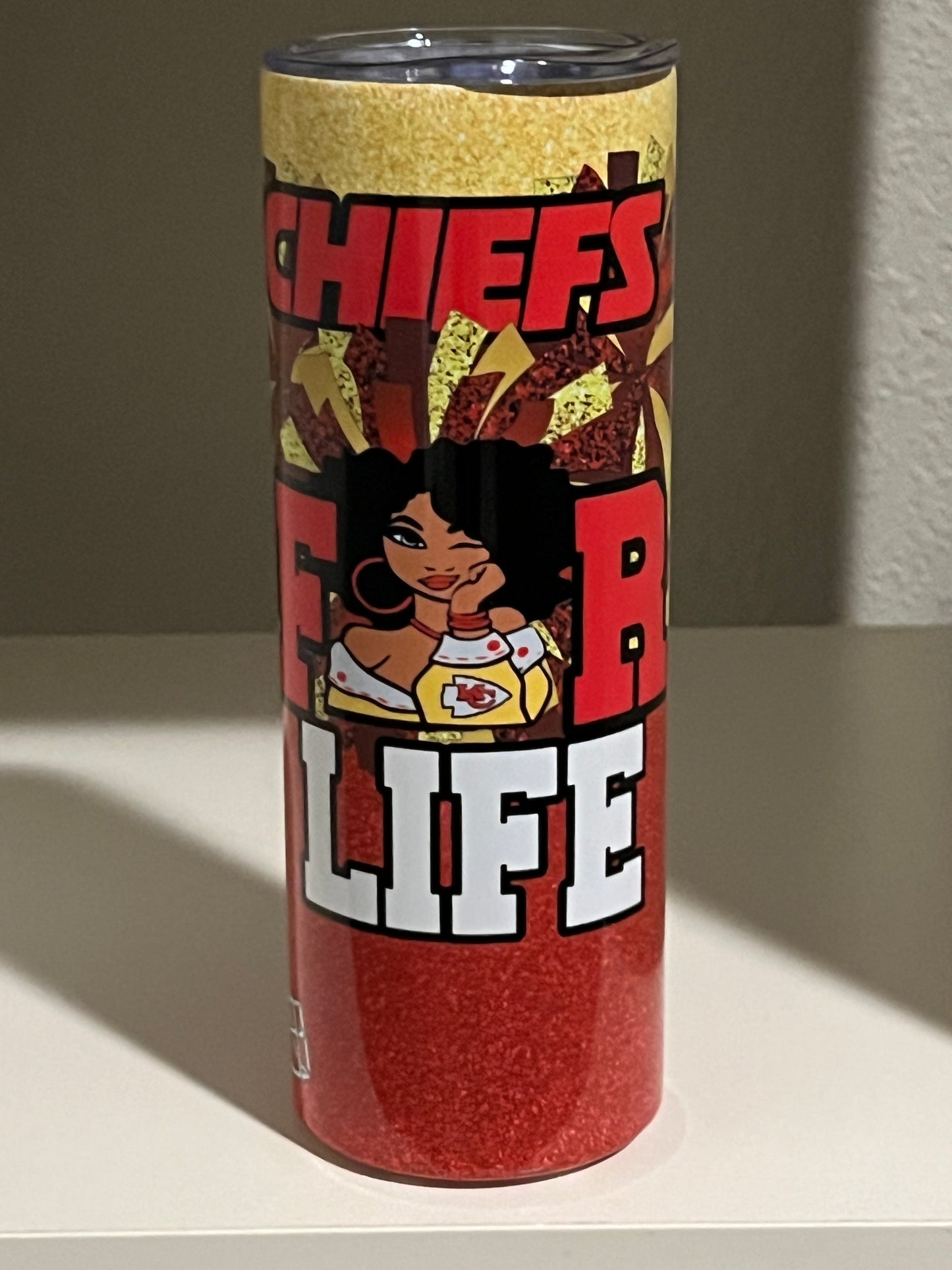 Kansas City Chiefs Fan Tumbler