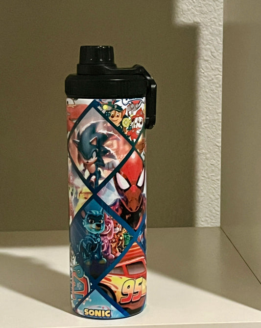 Kids Character Collage Tumbler