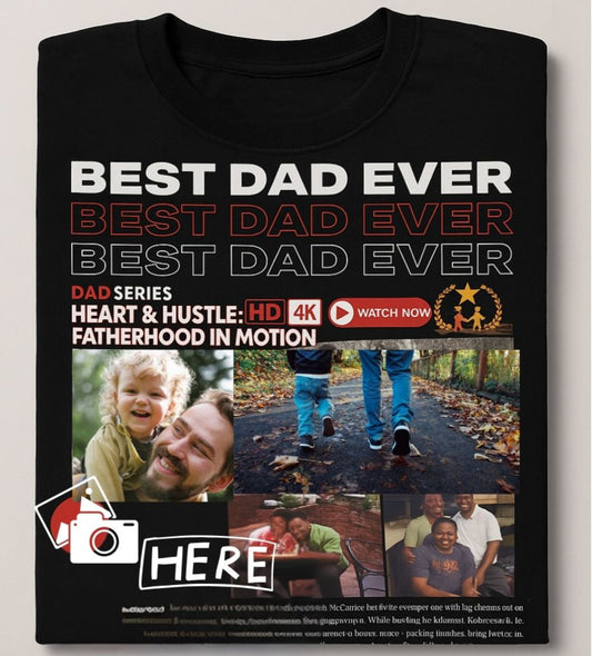 Personalized Best Dad Ever T-shirt