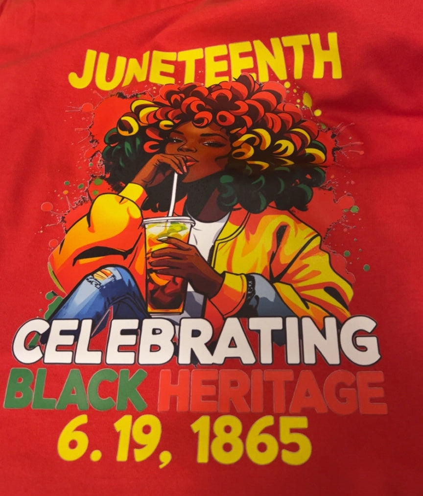 Juneteenth Celebrating Black Heritage T-Shirt